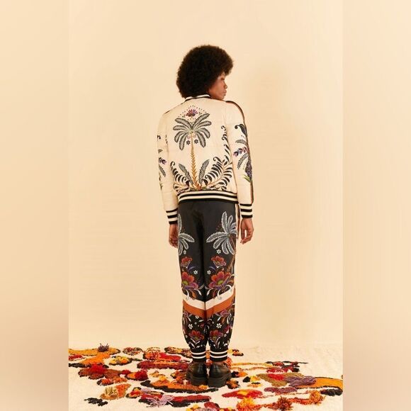 RARE Farm Rio CALCA BOLHA JARDIM CLASSICO LOCALIZADO Pants - Picture 5 of 12